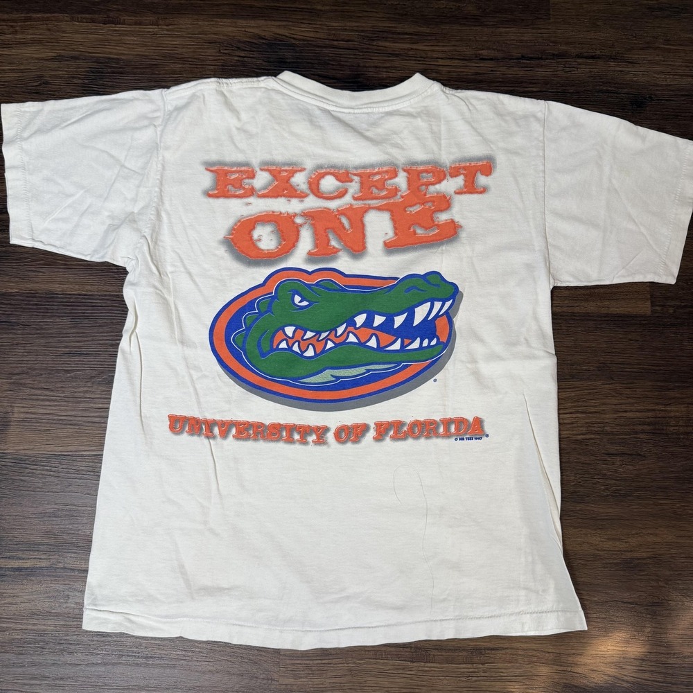 Vintage University‎ of Florida Shirt Mens Medium NCAA Football Gators 90s - Picture 8 of 8